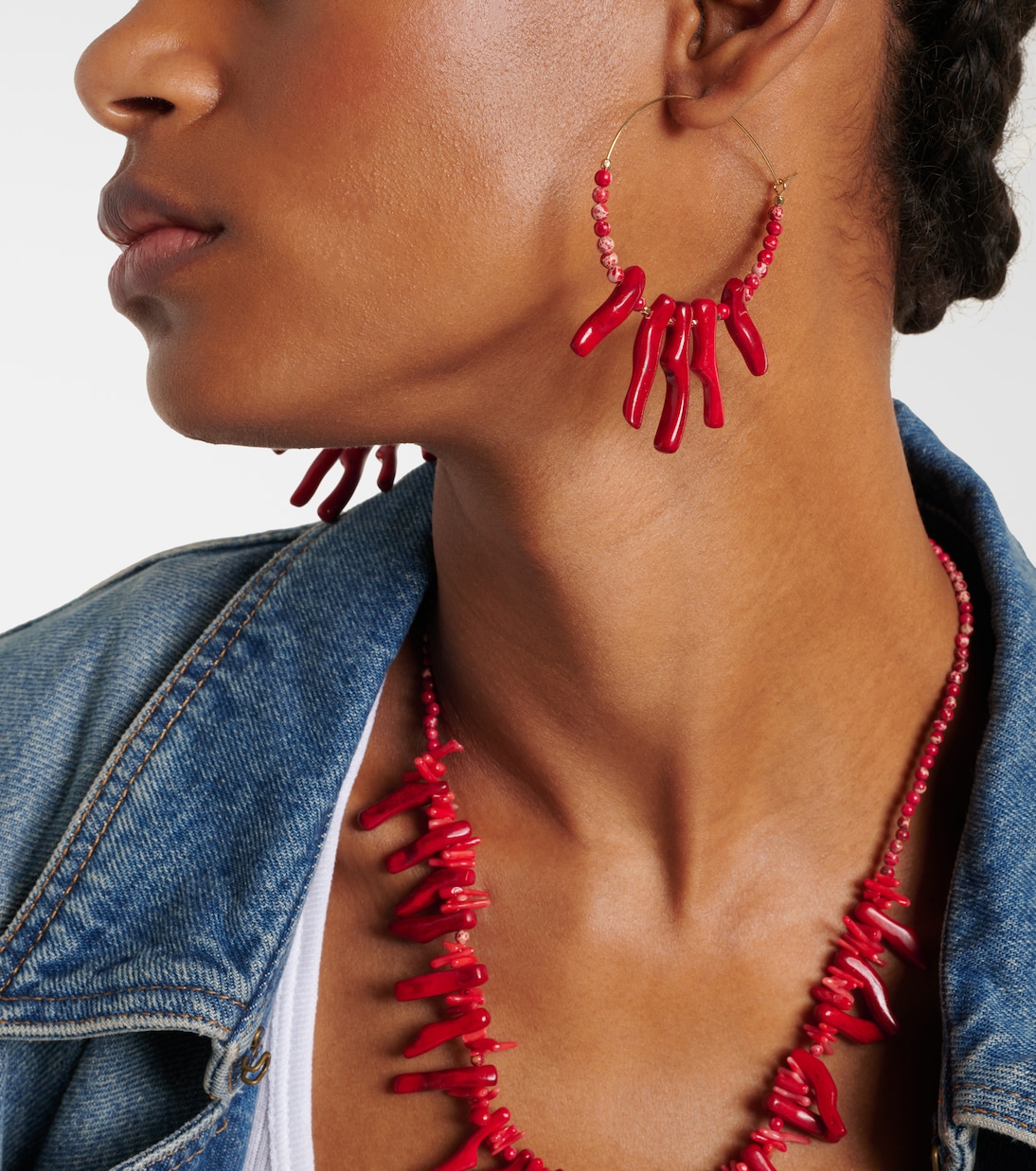 Jolana embellished hoop earrings | Isabel Marant