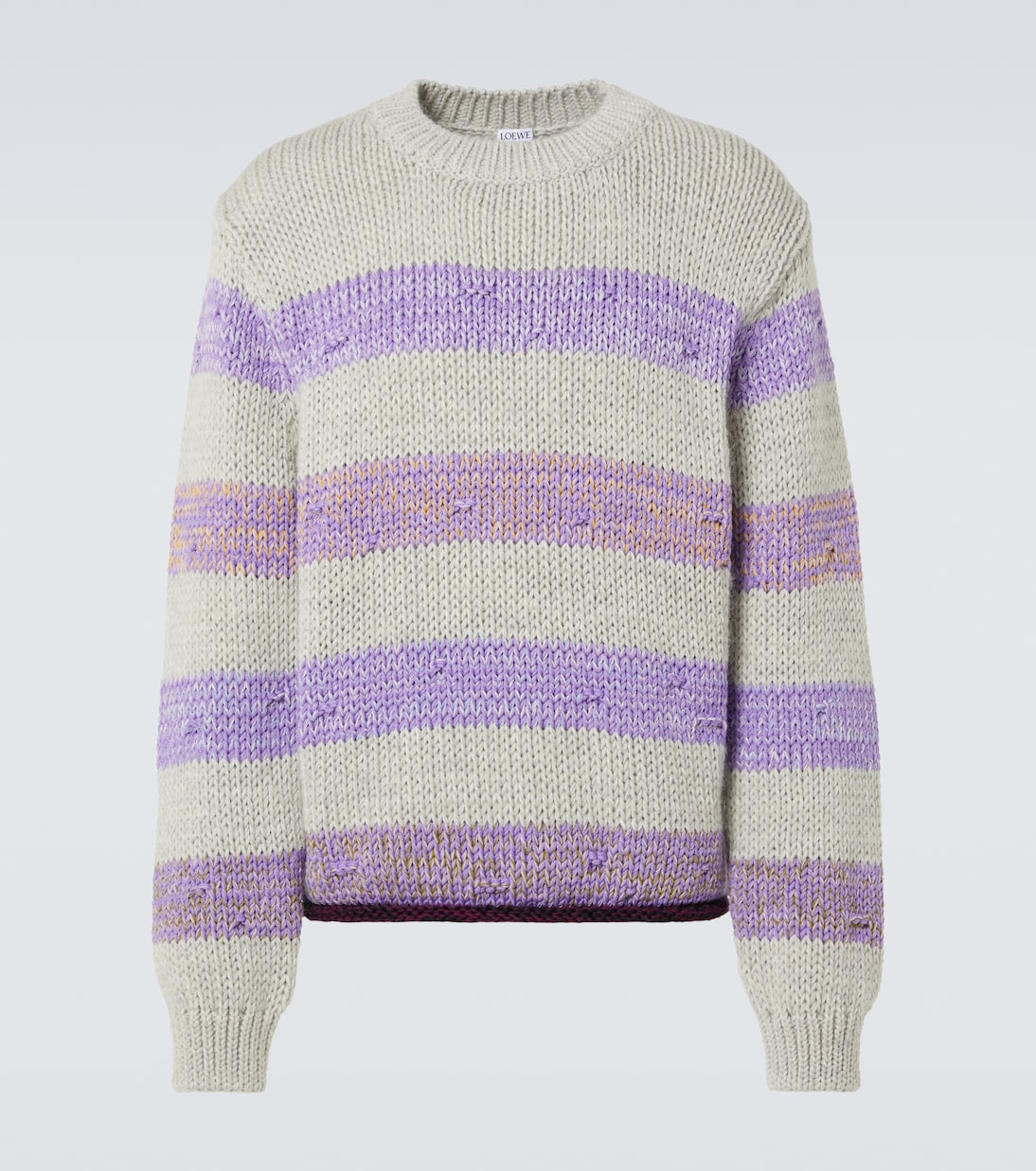 Pullover in lana a righe | Loewe