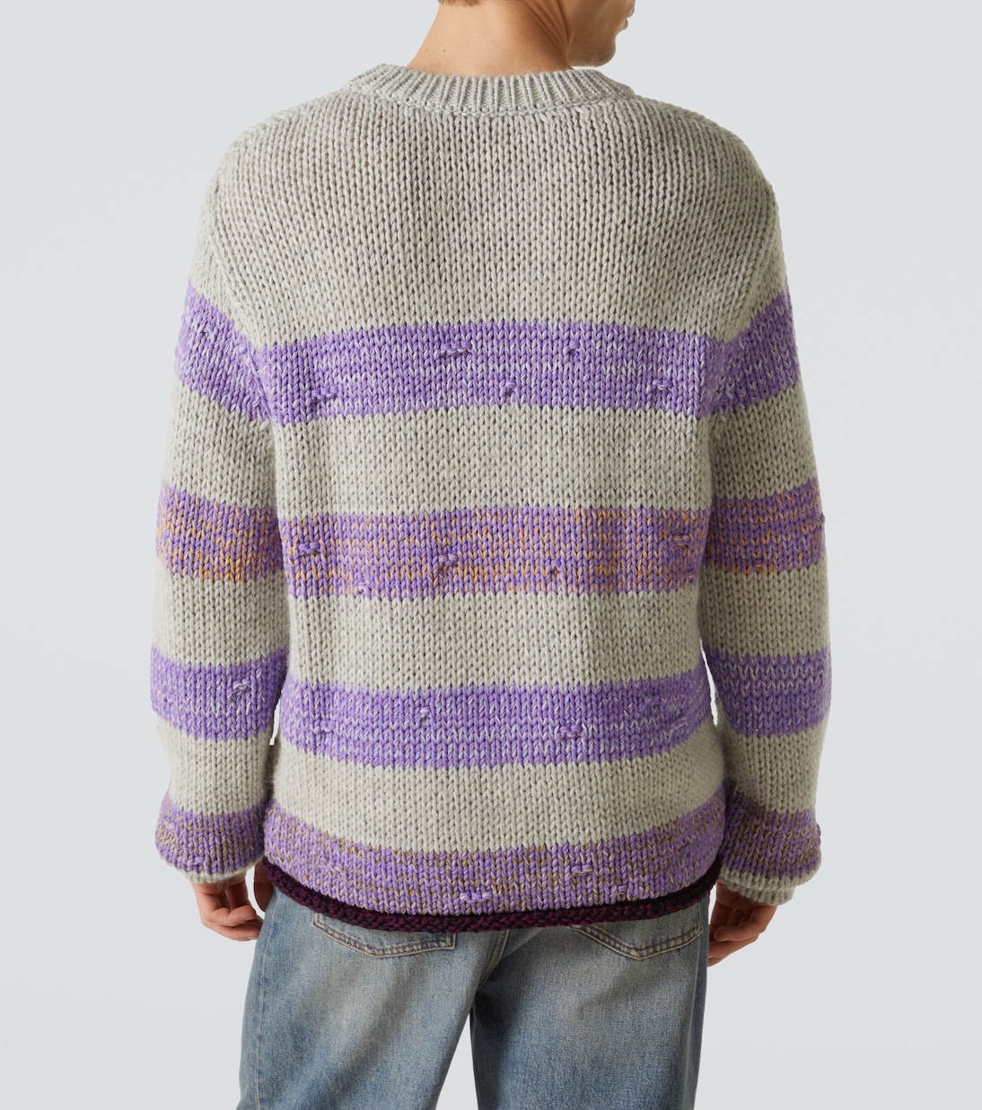 Pullover in lana a righe | Loewe