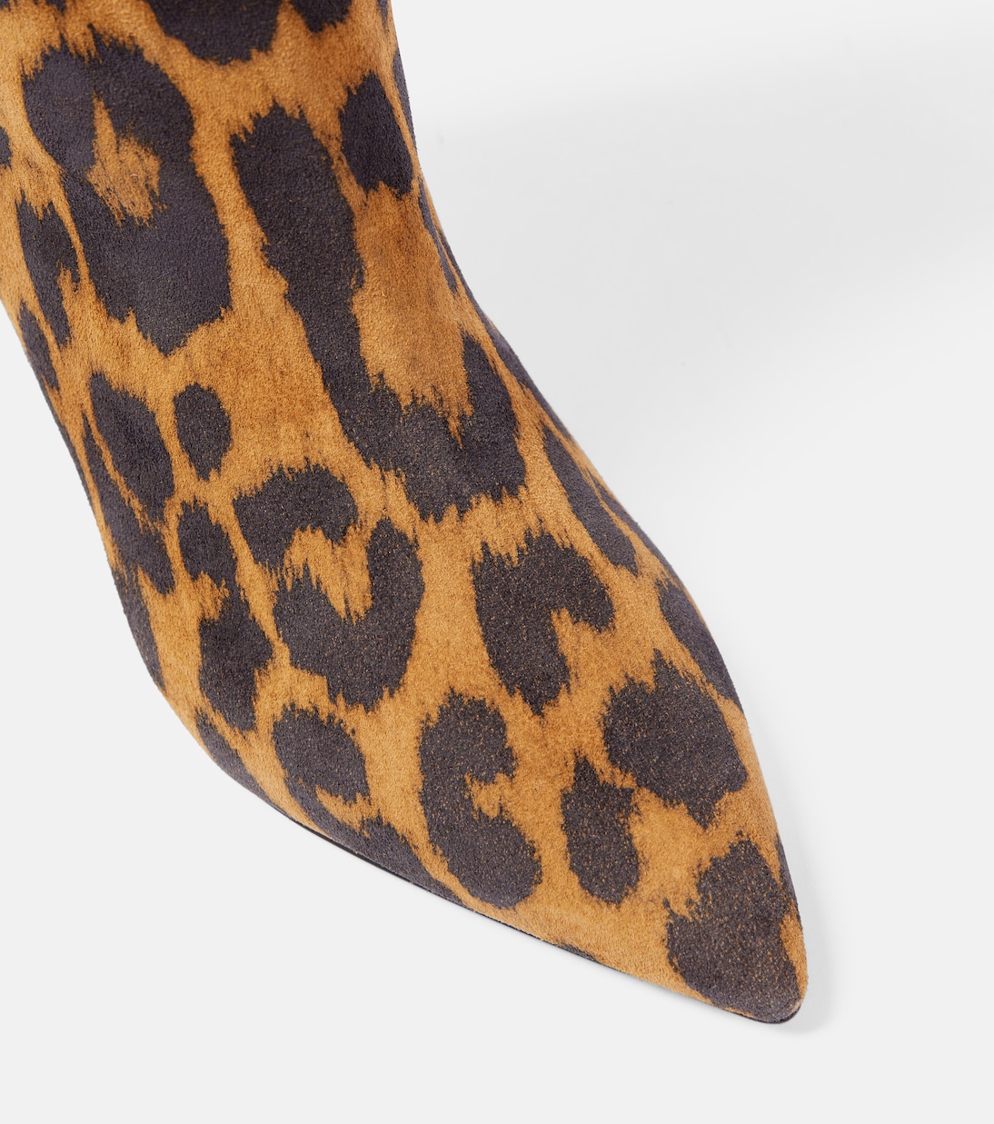 Bedruckte Stiefel Gaia 60 aus Veloursleder | Paris Texas