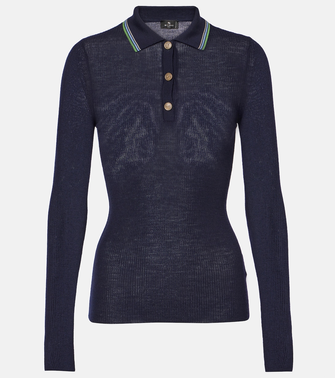 Polopullover aus Wolle und Baumwolle | Etro