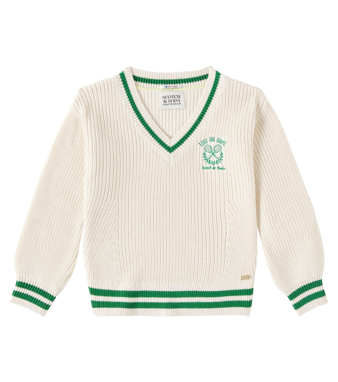 Embroidered cotton sweater | Scotch & Soda Kids