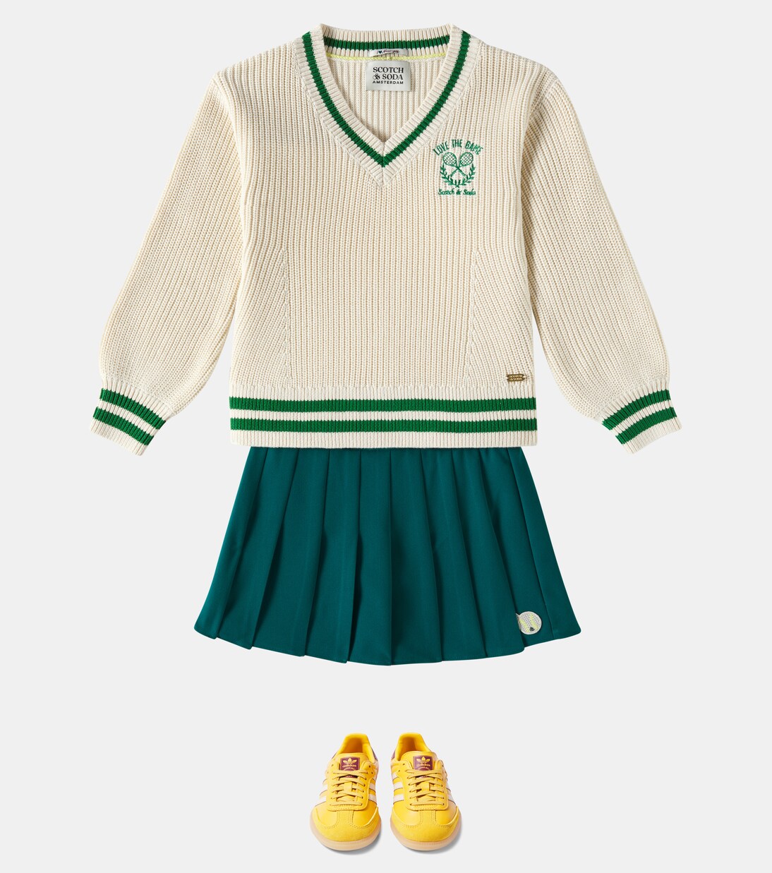 Embroidered cotton sweater | Scotch & Soda Kids