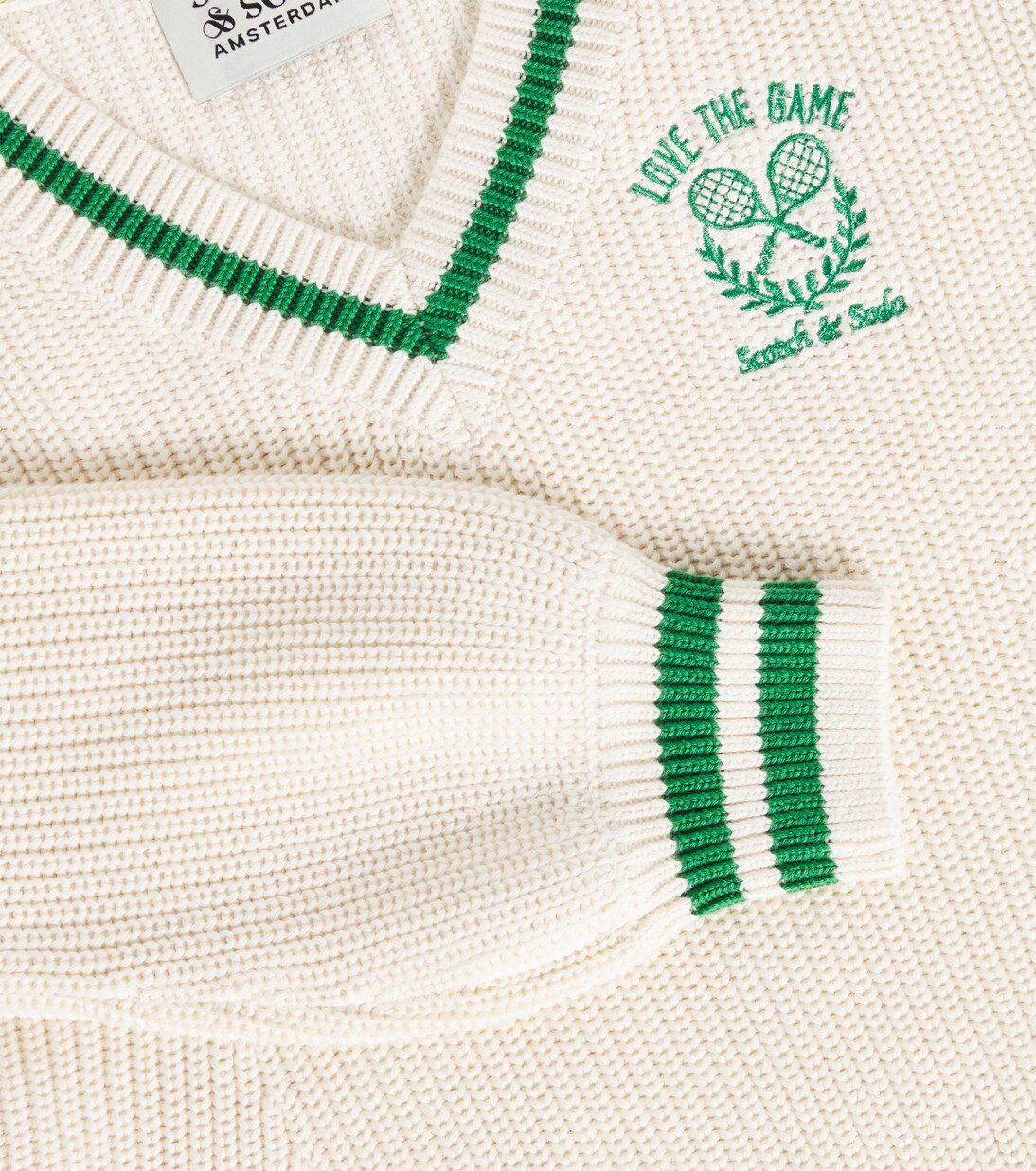 Embroidered cotton sweater | Scotch & Soda Kids