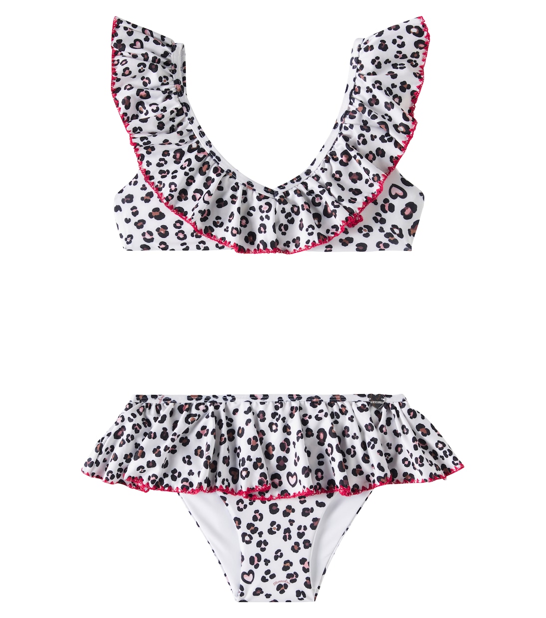 Ruffled leopard-print bikini | Monnalisa