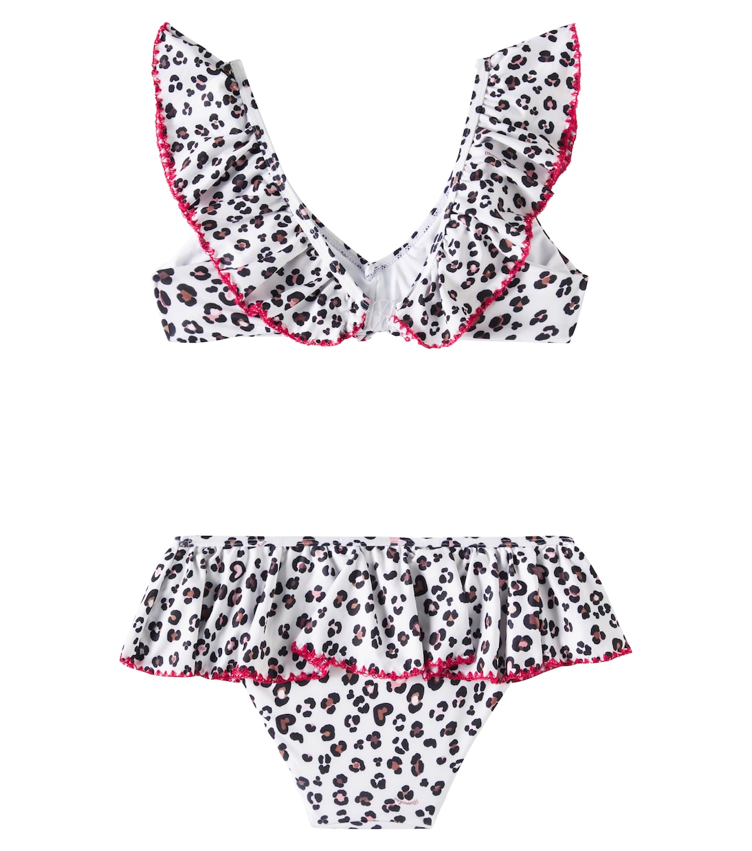 Ruffled leopard-print bikini | Monnalisa