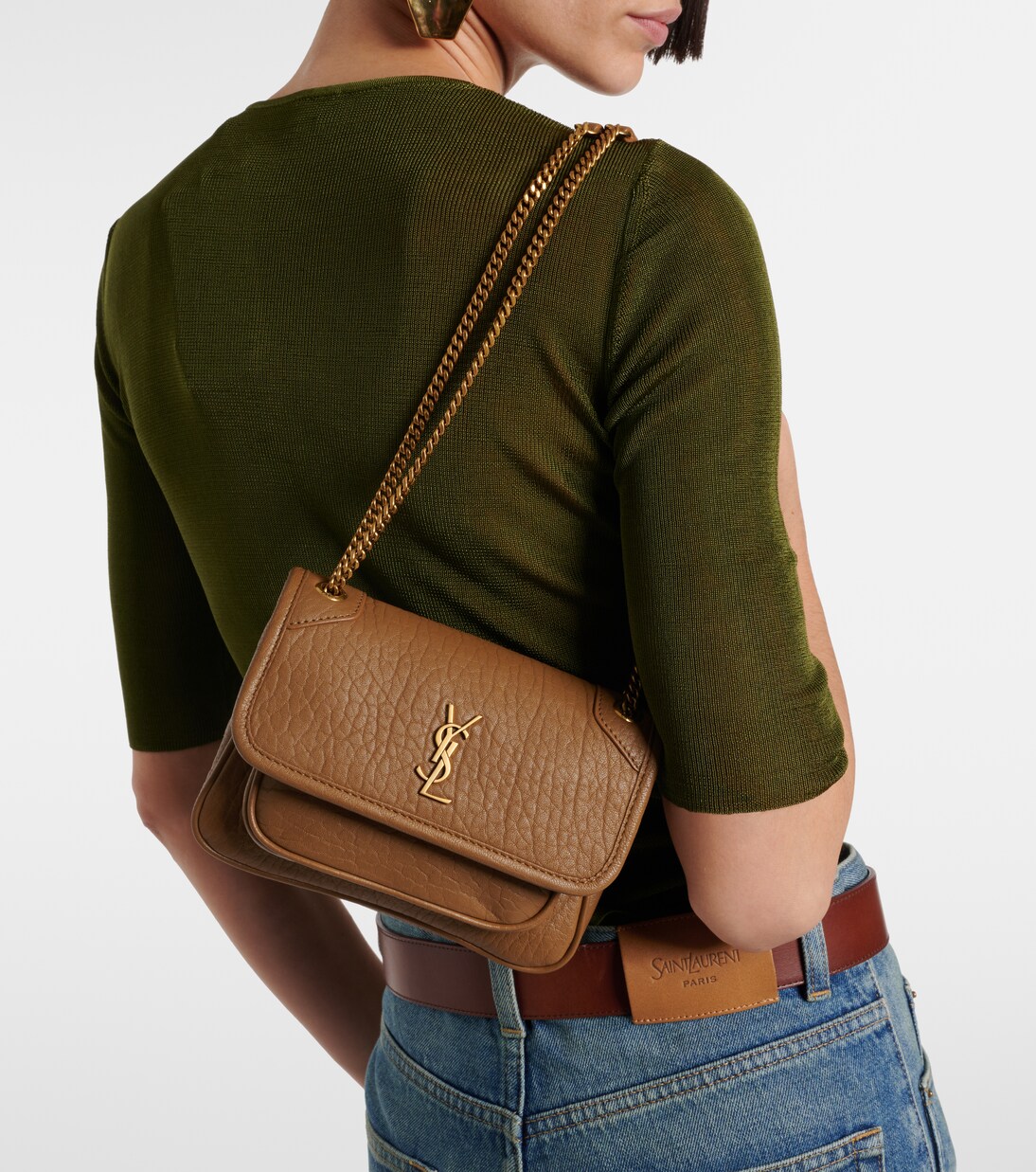 Borsa a spalla Niki Mini in pelle | Saint Laurent