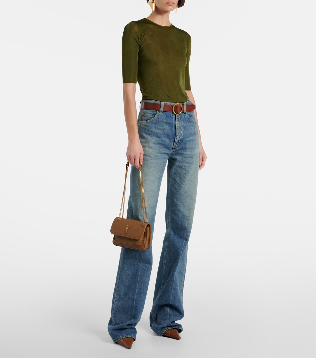 Borsa a spalla Niki Mini in pelle | Saint Laurent