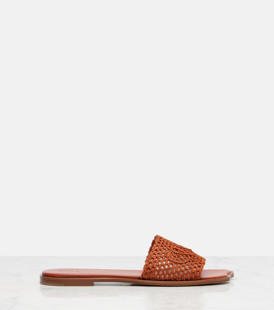 Chloé Soleil embroidered slides | Chloé