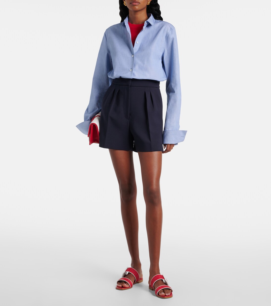 Tituba leather-trimmed raffia sandals | Manolo Blahnik