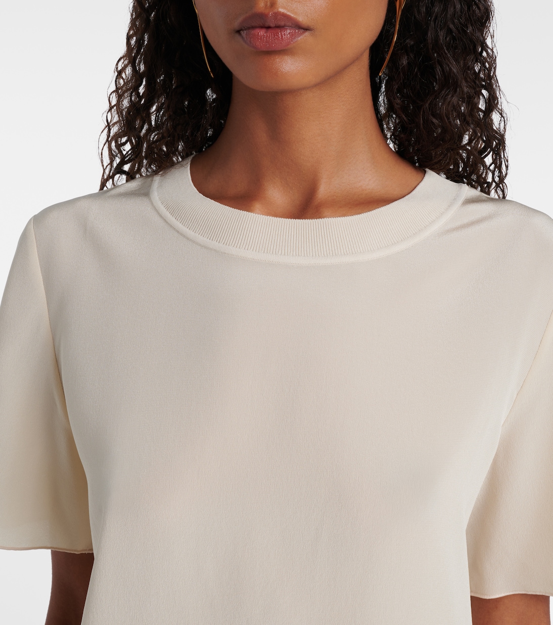 T-Shirt Rubin aus Seide | Joseph