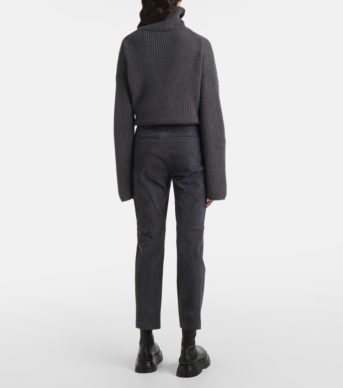 Gerade Hose Coleman aus Veloursleder | Joseph