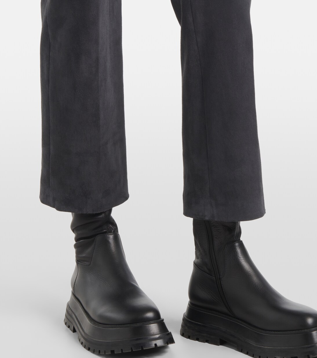 Gerade Hose Coleman aus Veloursleder | Joseph