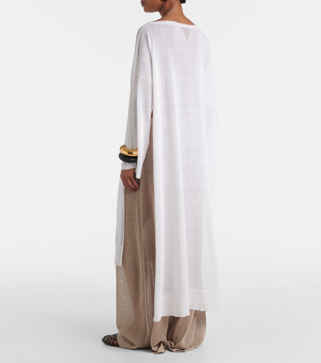 Kaftan aus Leinen und Seide | Alaïa