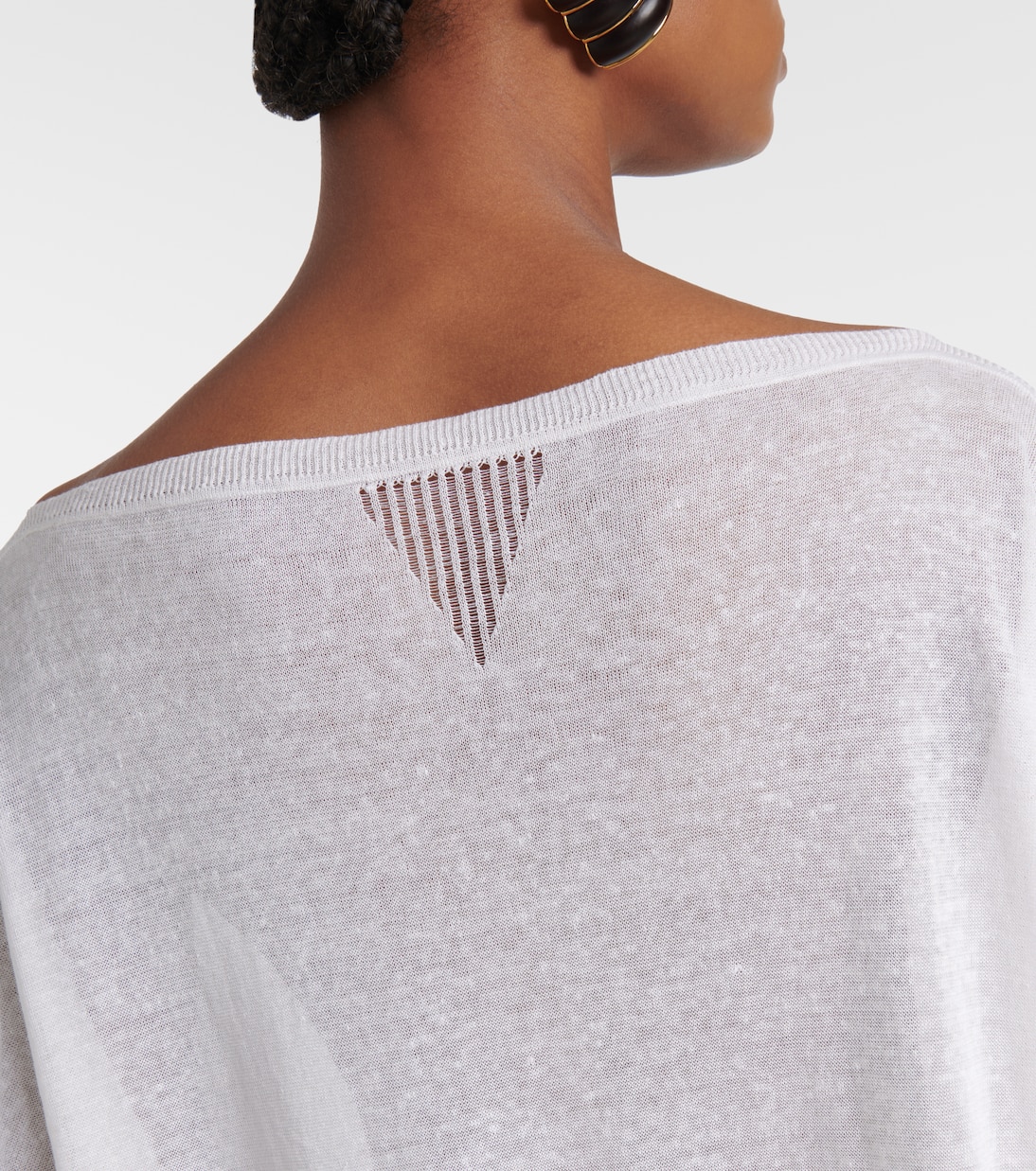 Kaftan aus Leinen und Seide | Alaïa