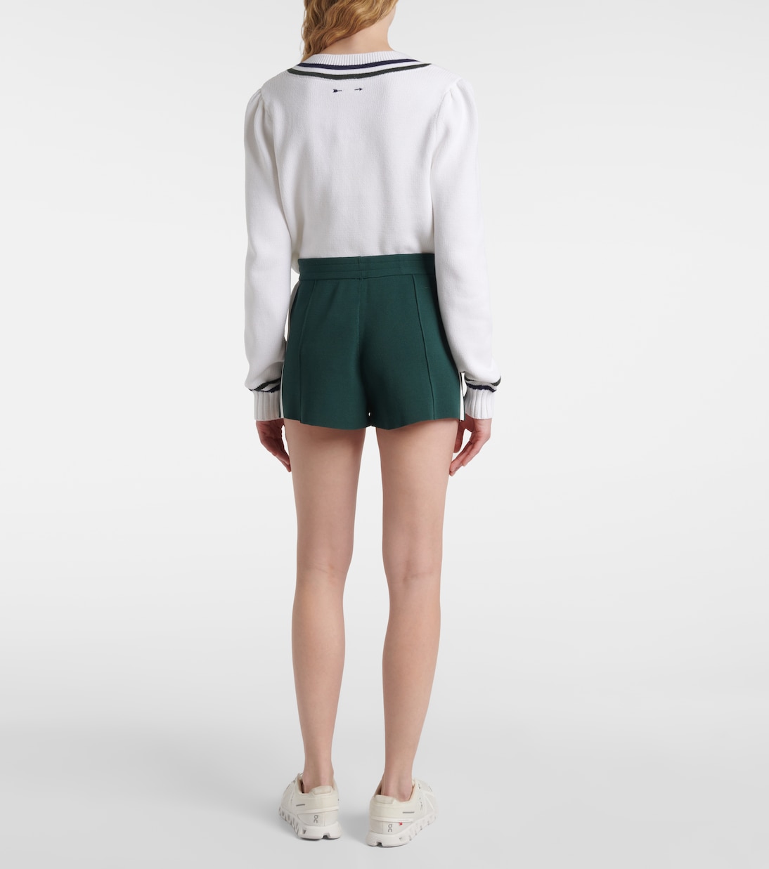 Les Border Evert knitted shorts | The Upside