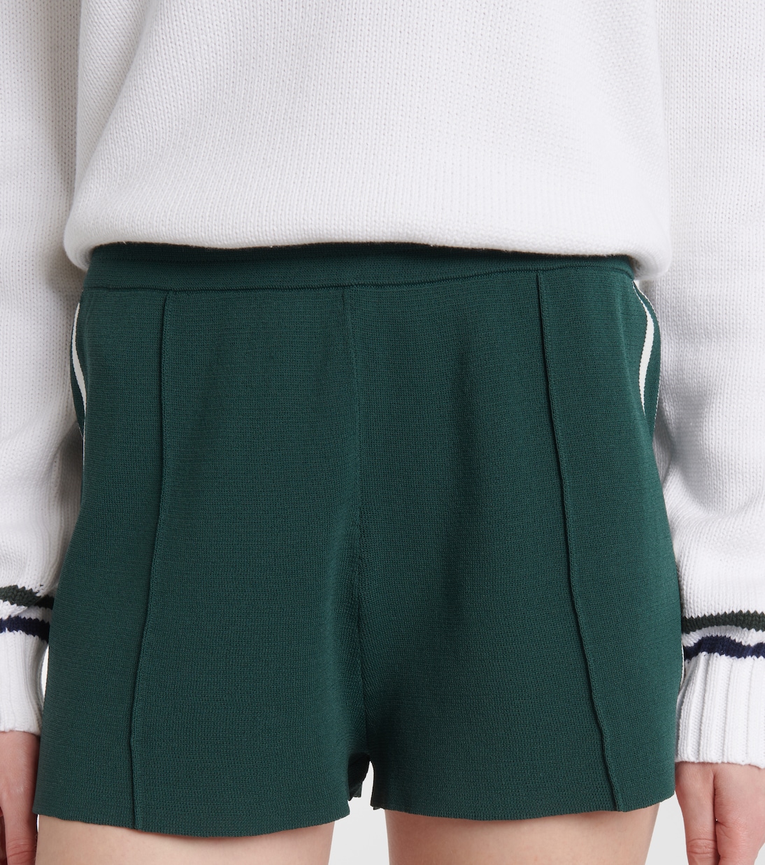 Les Border Evert knitted shorts | The Upside