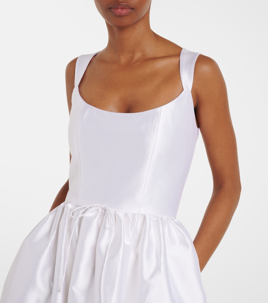 Robe midi Apple en coton et soie | Markarian