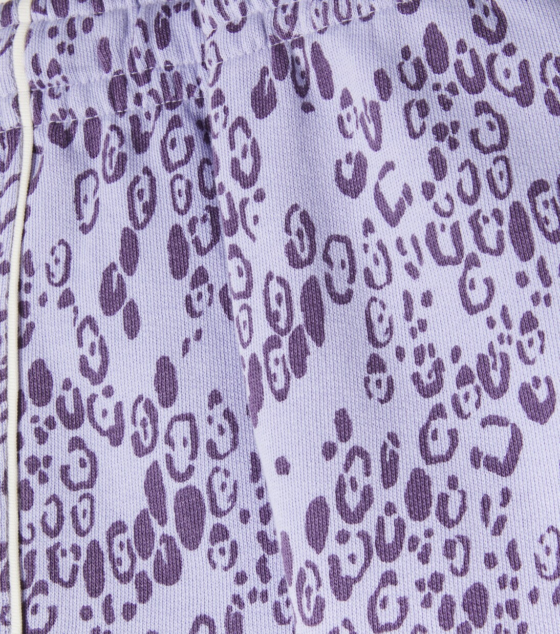 豹纹印花棉质针织短裤 | Mini Rodini