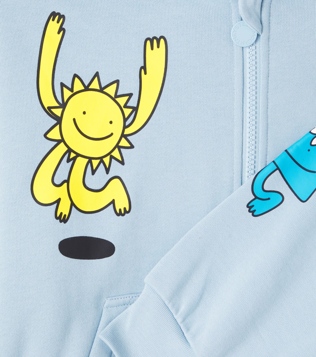 Printed cotton jersey hoodie | Stella McCartney Kids