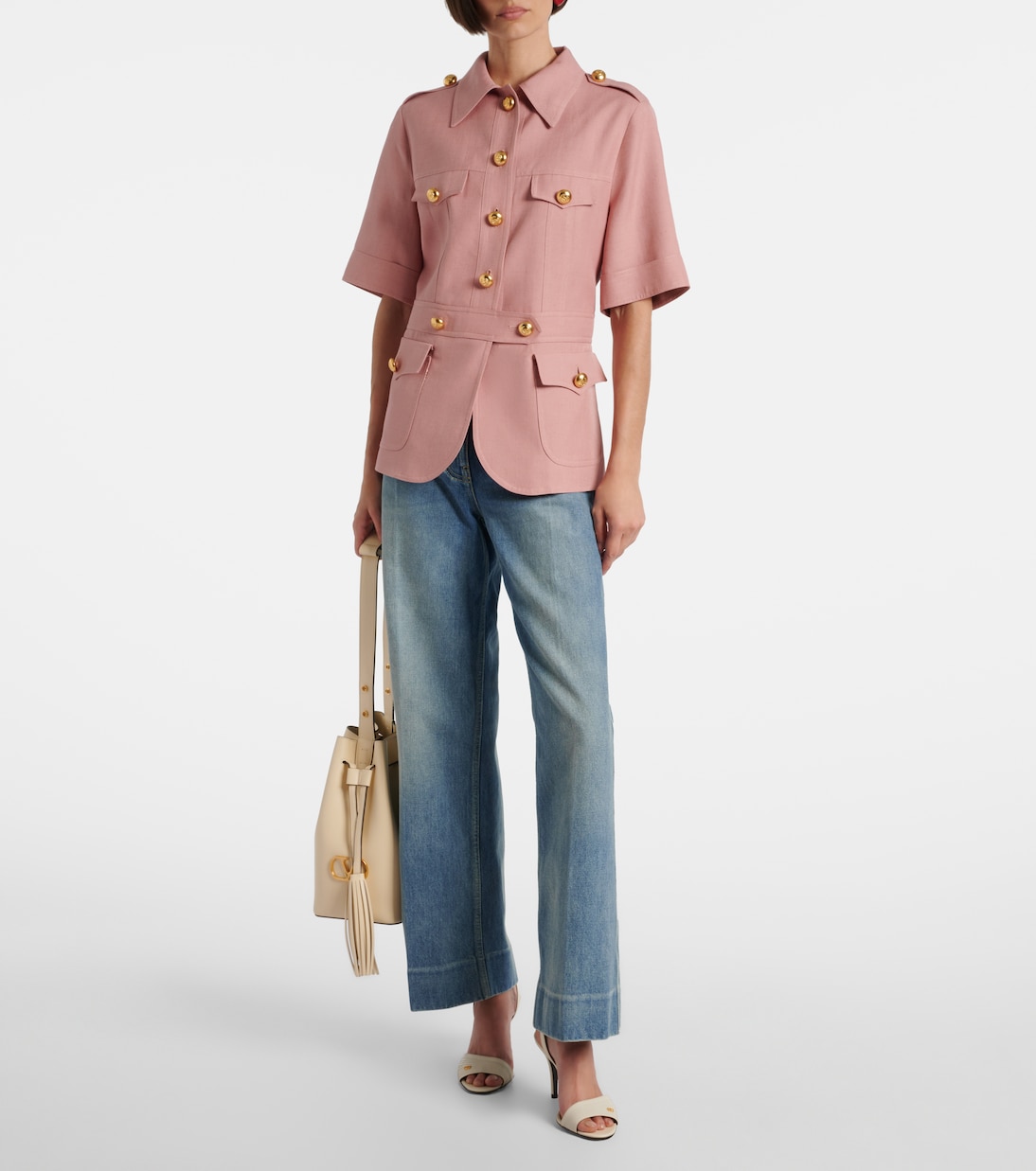 Jacke aus Kaschmir und Baumwolle | Valentino