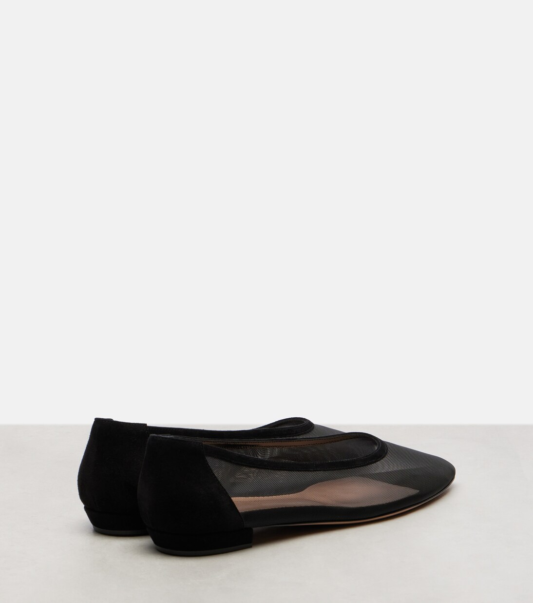 Sheer organza ballet flats | Gianvito Rossi