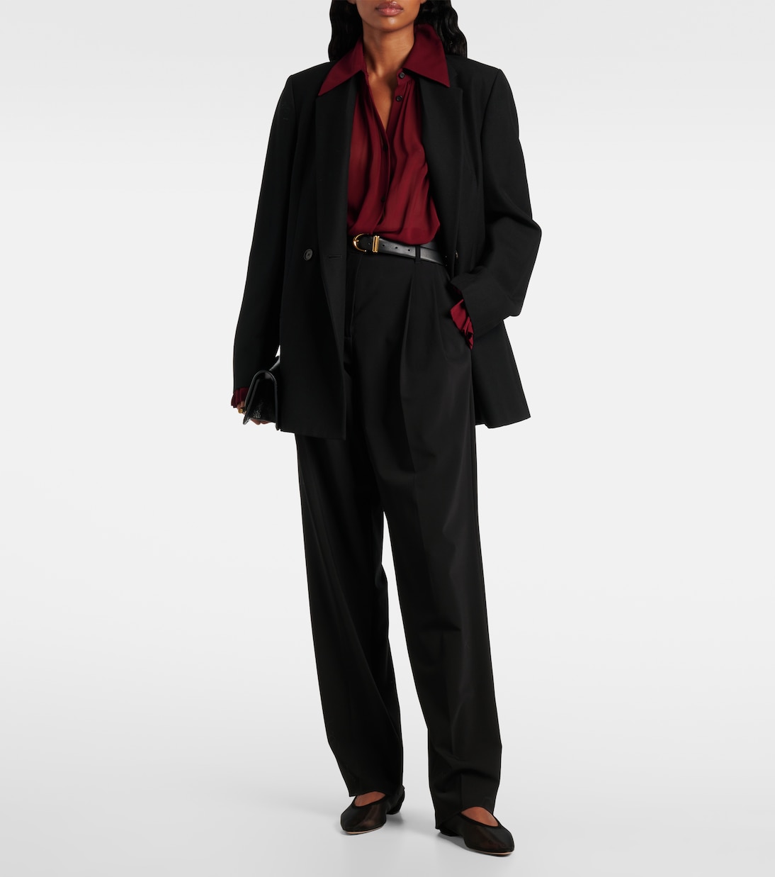 Sheer organza ballet flats | Gianvito Rossi