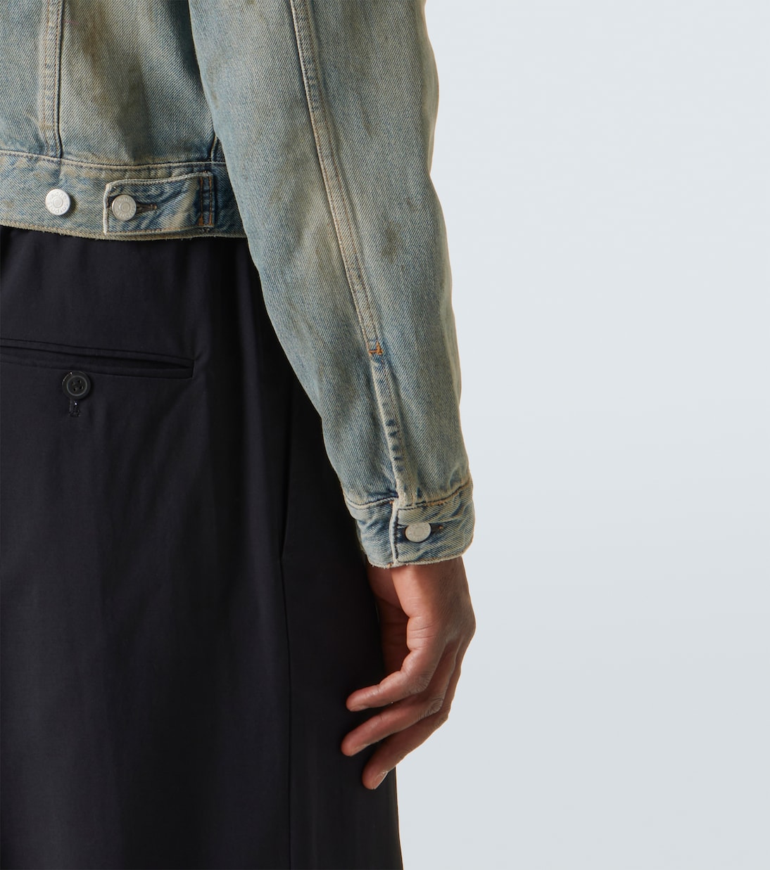 Hooded denim jacket | Acne Studios