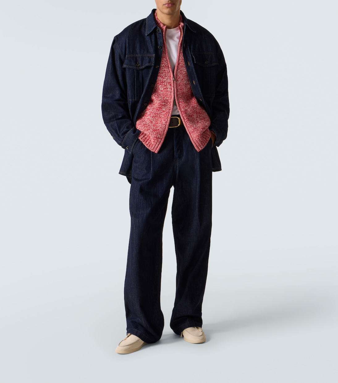 Lamdu cashmere zip-up sweater | Le Kasha