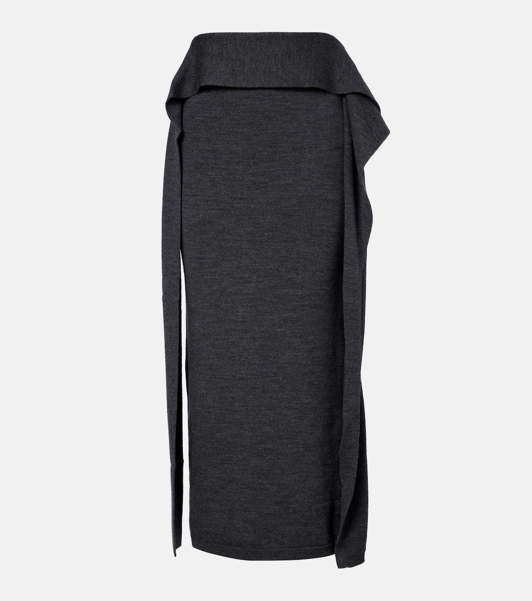 Tier wool maxi skirt | Entire Studios