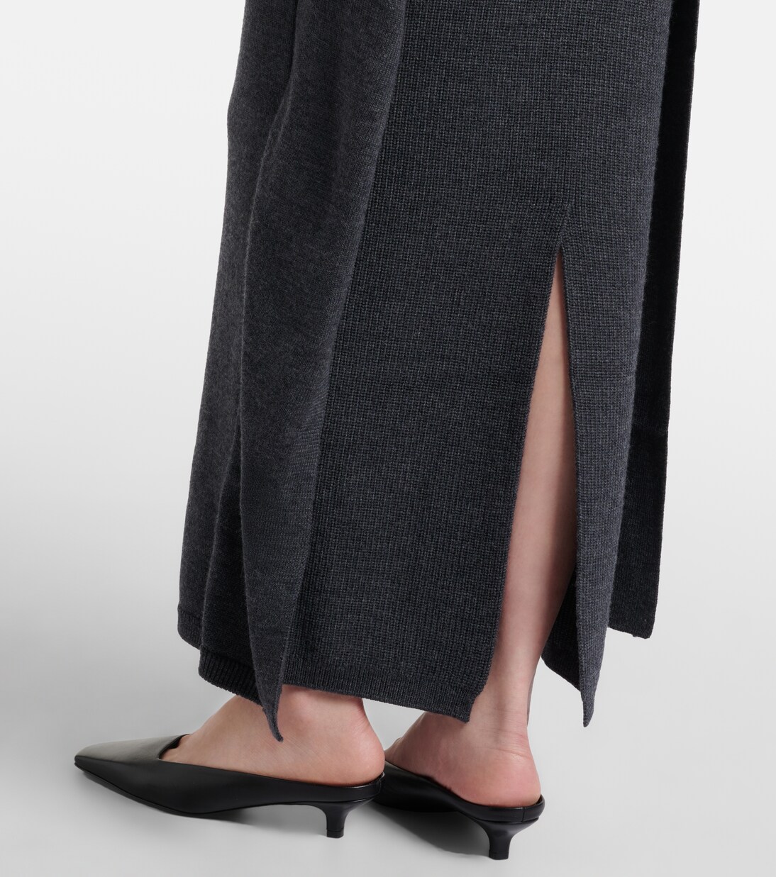 Tier wool maxi skirt | Entire Studios