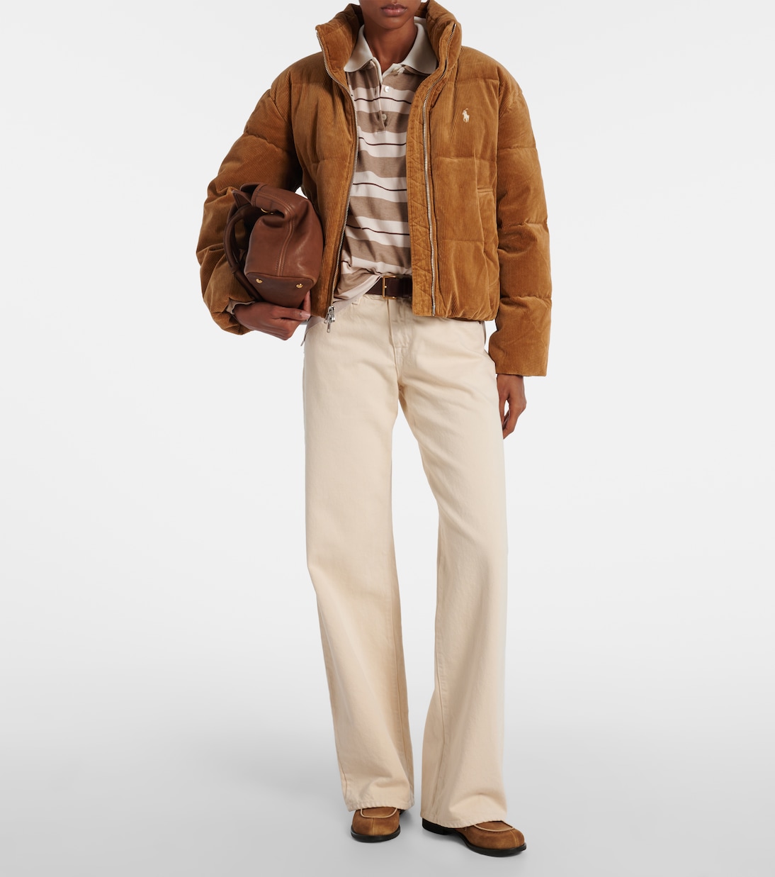 Cotton corduroy down jacket | Polo Ralph Lauren