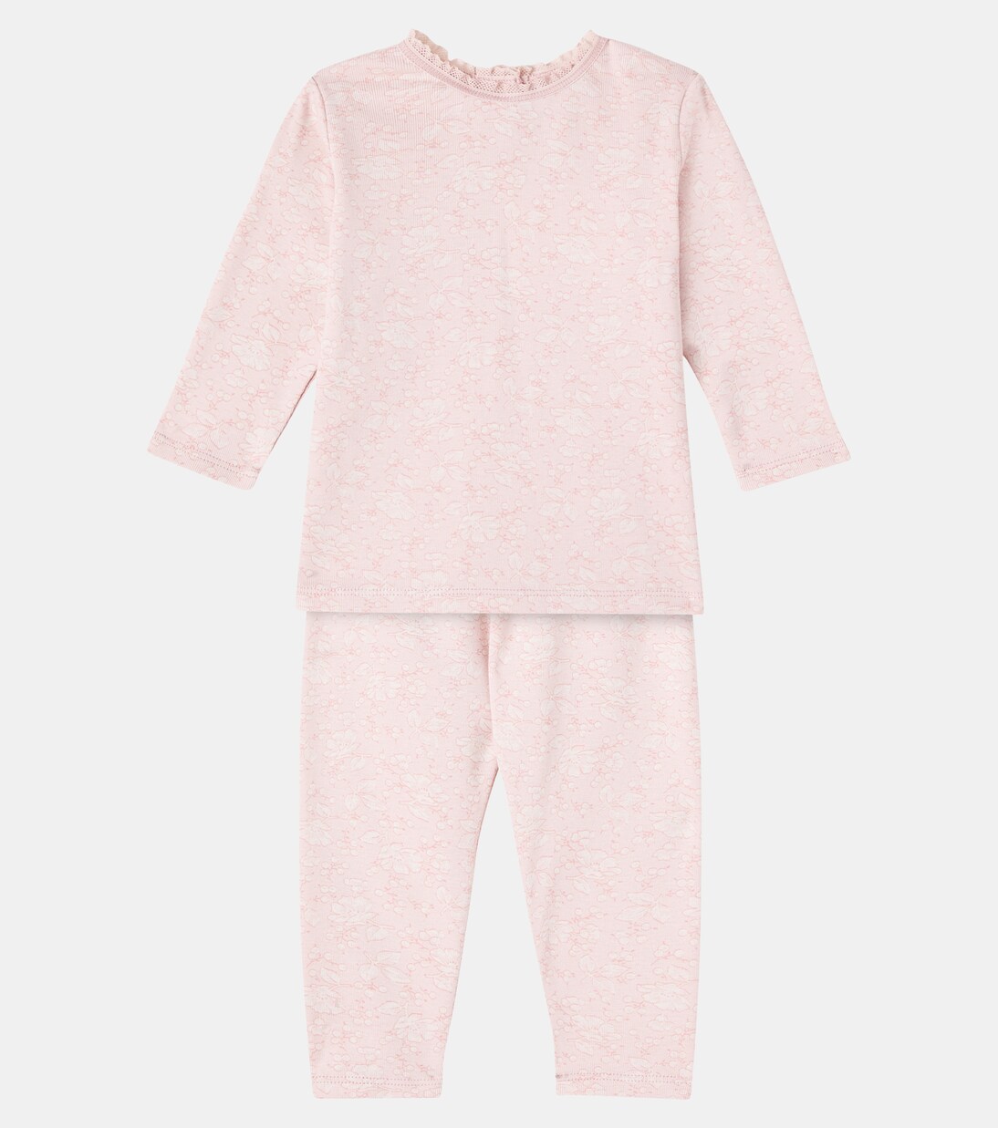 Baby Genna set of cotton T-shirt and pants | Bonpoint