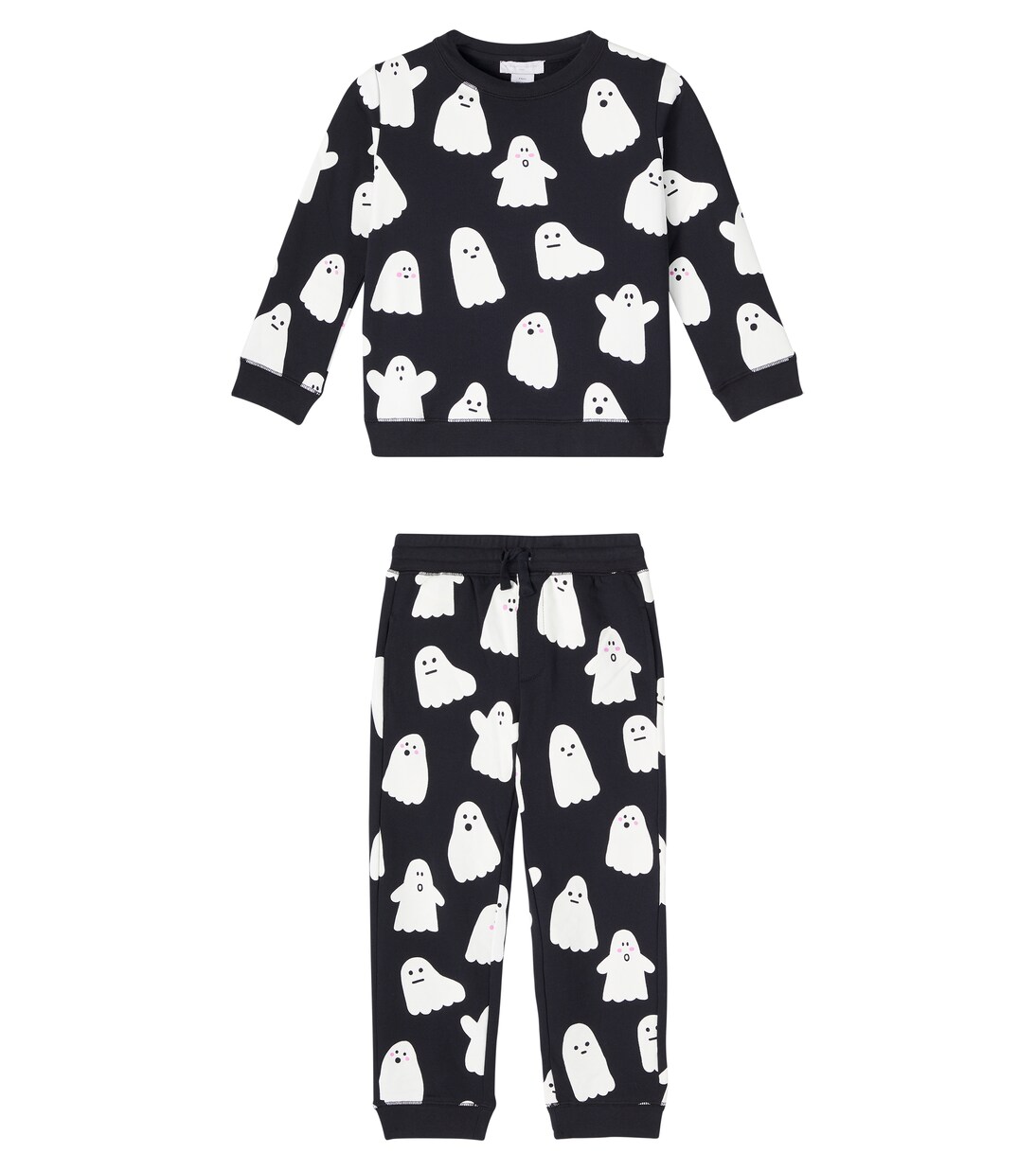 Printed cotton sweatshirt and sweatpants set  | Stella McCartney Kids