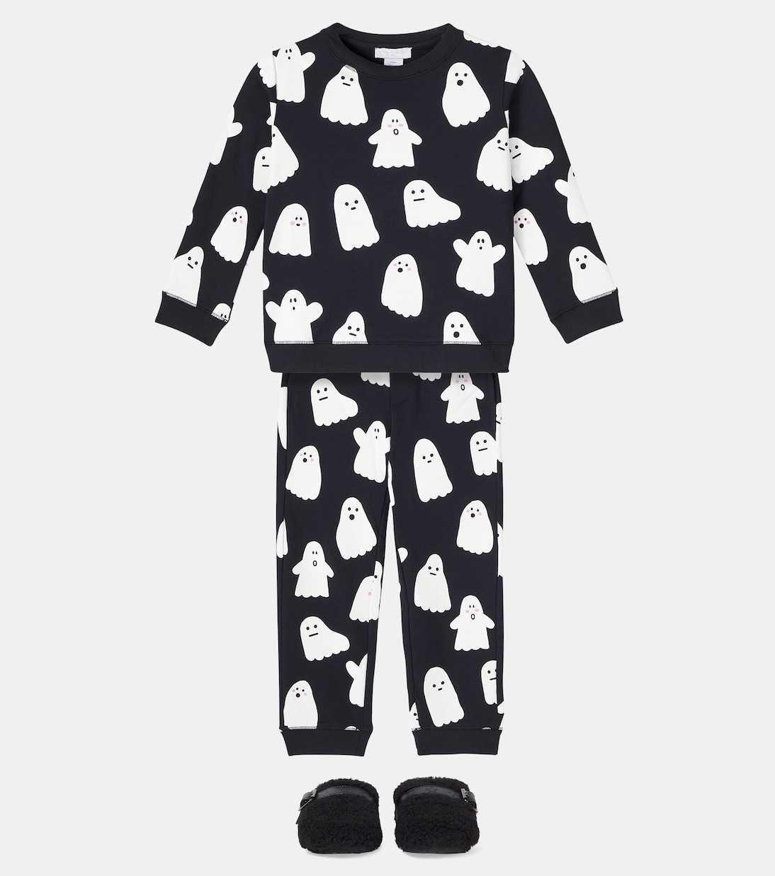 Printed cotton sweatshirt and sweatpants set  | Stella McCartney Kids