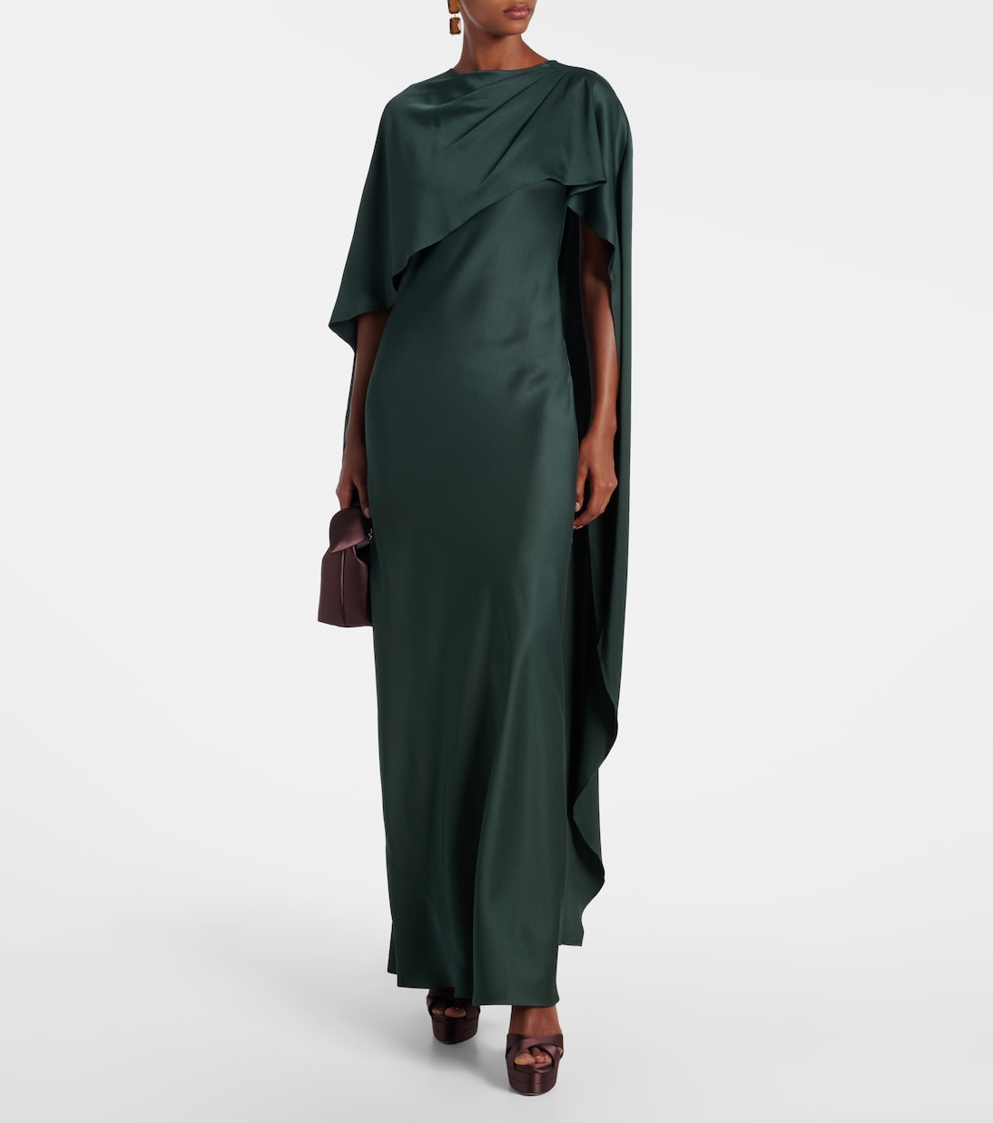 Divine 130 satin platform sandals | Aquazzura