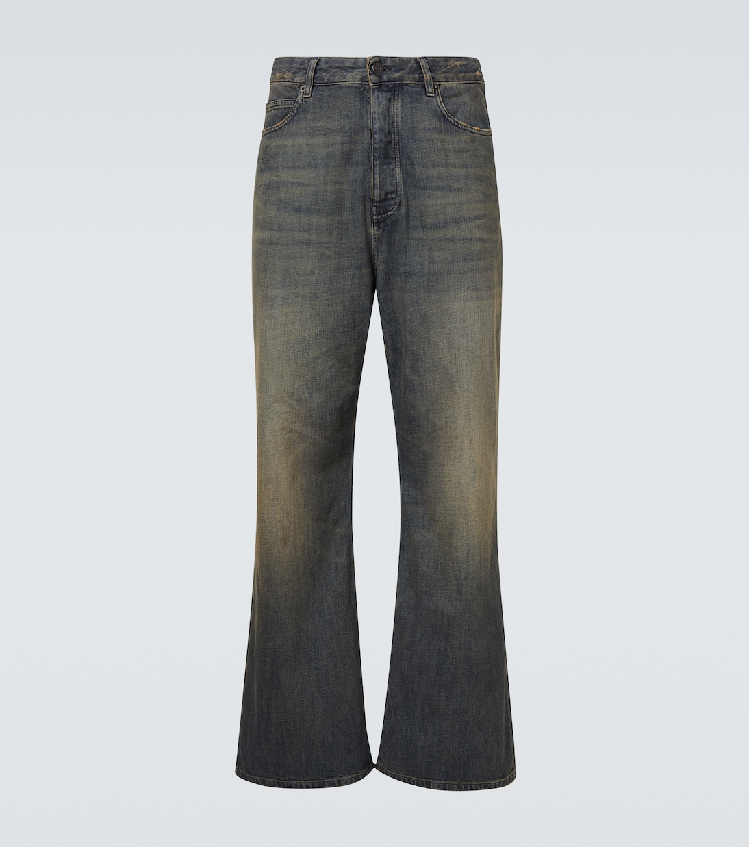 Faded wide-leg jeans | Balenciaga