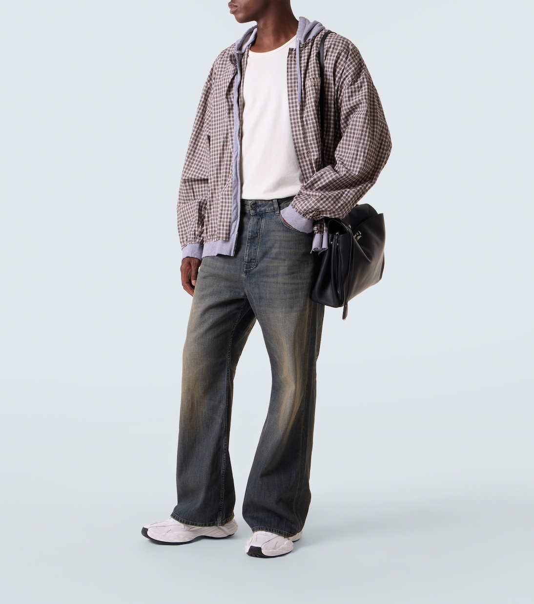 Faded wide-leg jeans | Balenciaga