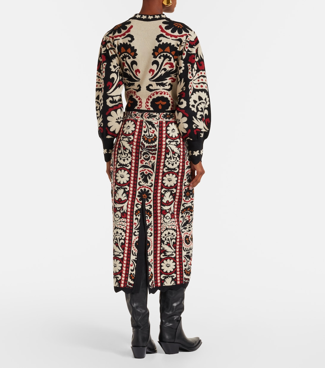 Midirock Tapestry Stripes aus Jacquard | Farm Rio