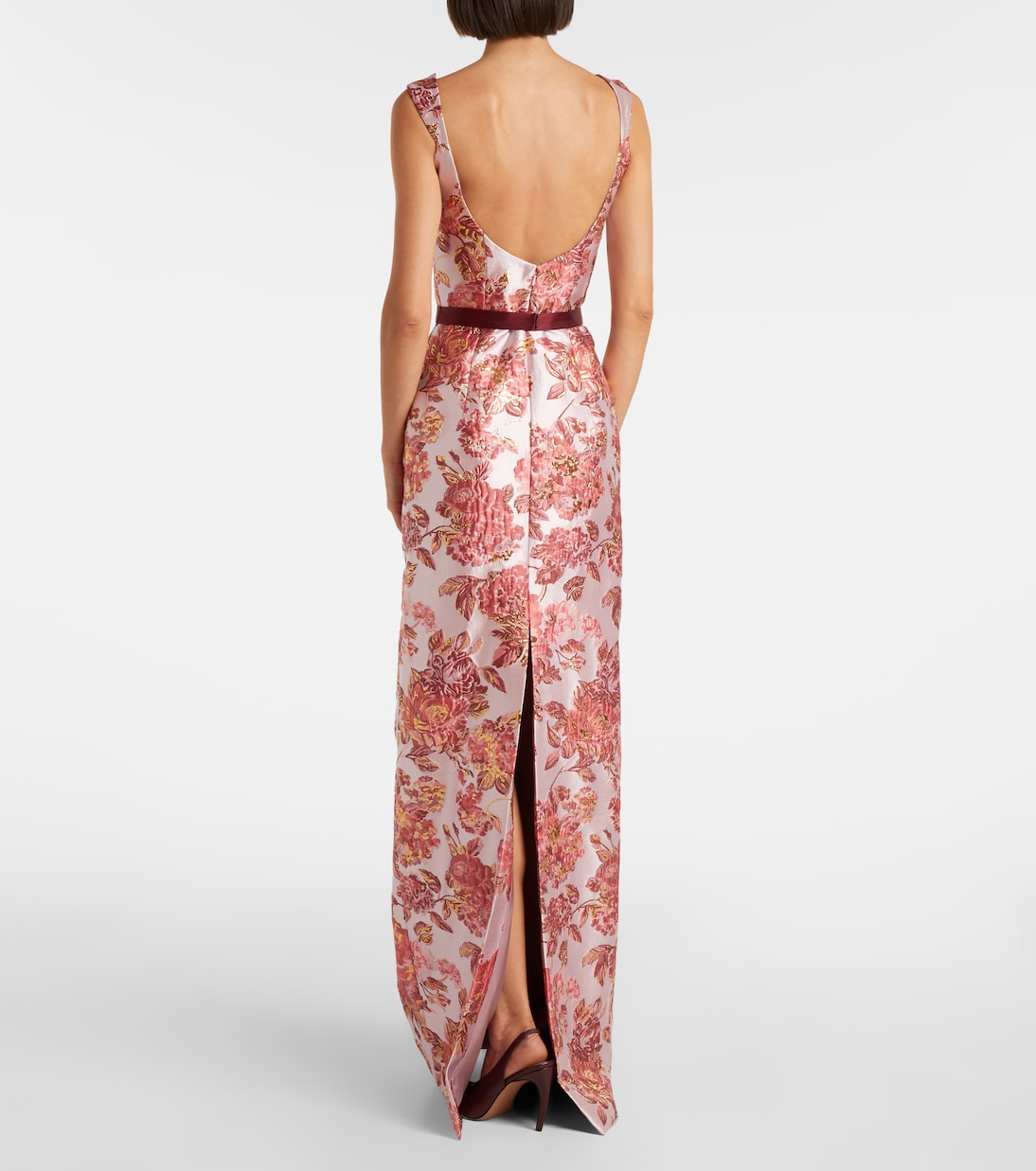 Robin floral brocade gown | Markarian