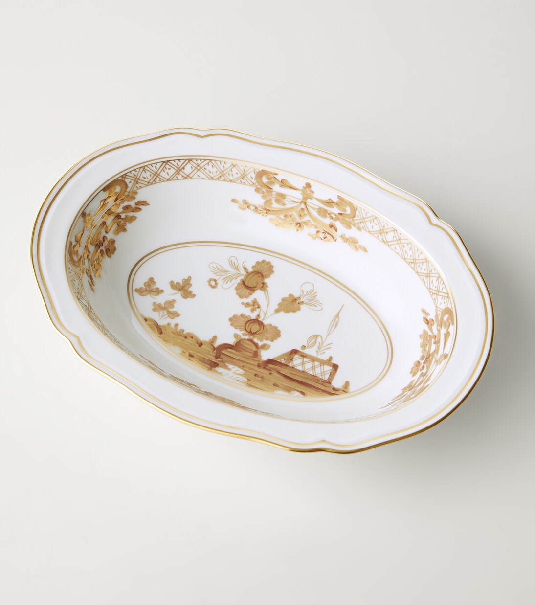 Vassoio decorativo Oriente Italiano in porcellana | Ginori 1735