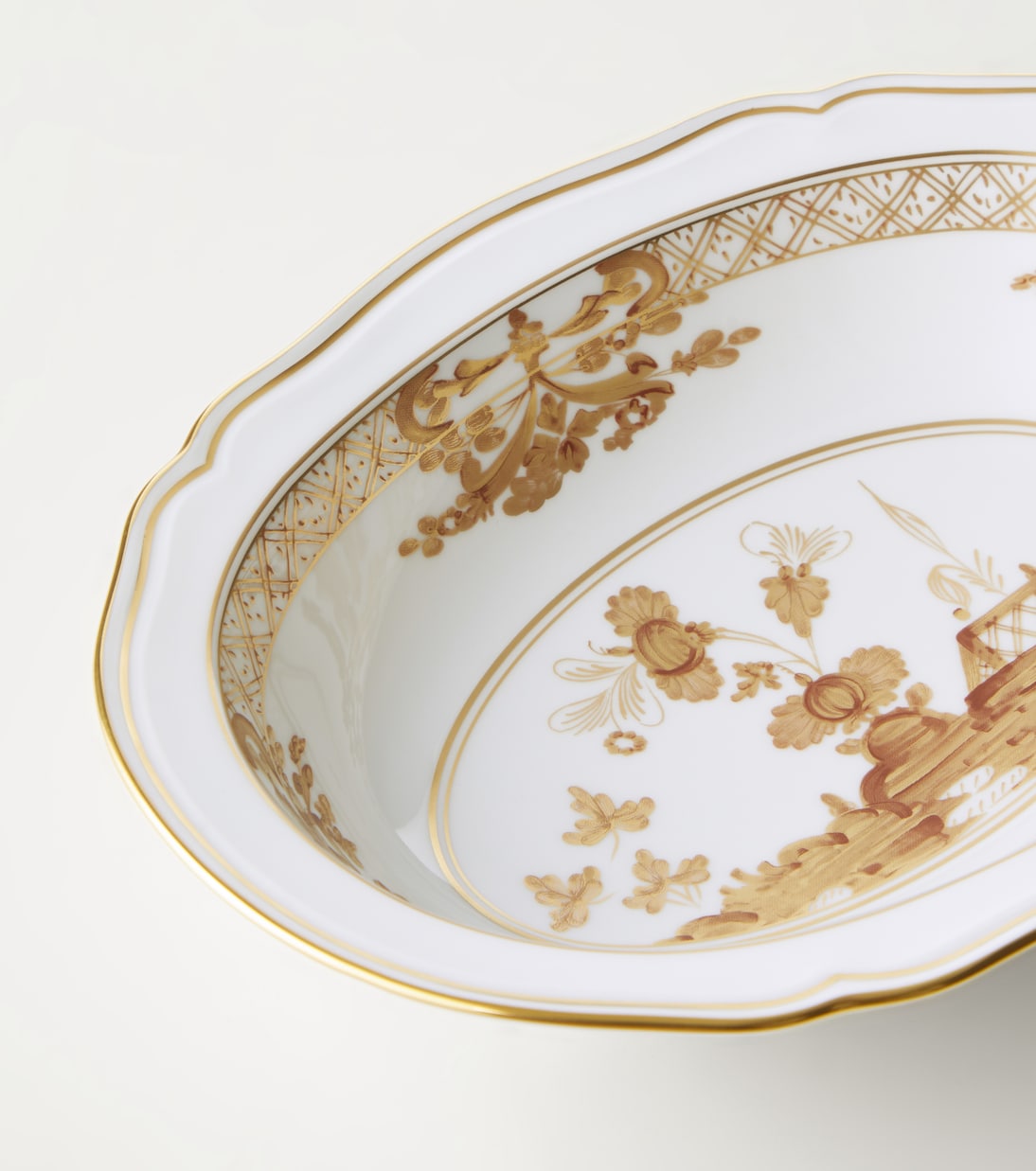 Vassoio decorativo Oriente Italiano in porcellana | Ginori 1735