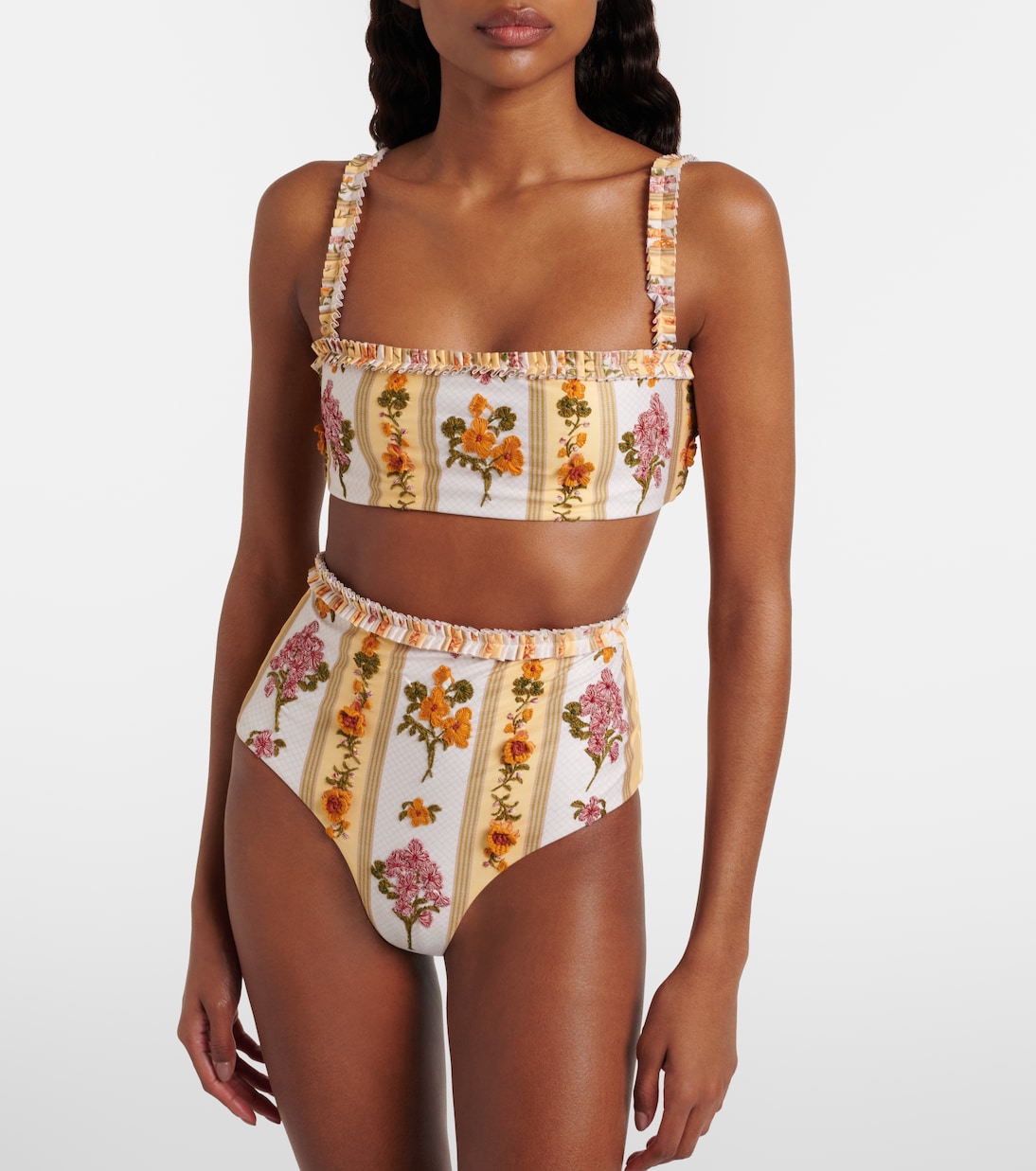 Besticktes Bikini-Oberteil | Agua by Agua Bendita