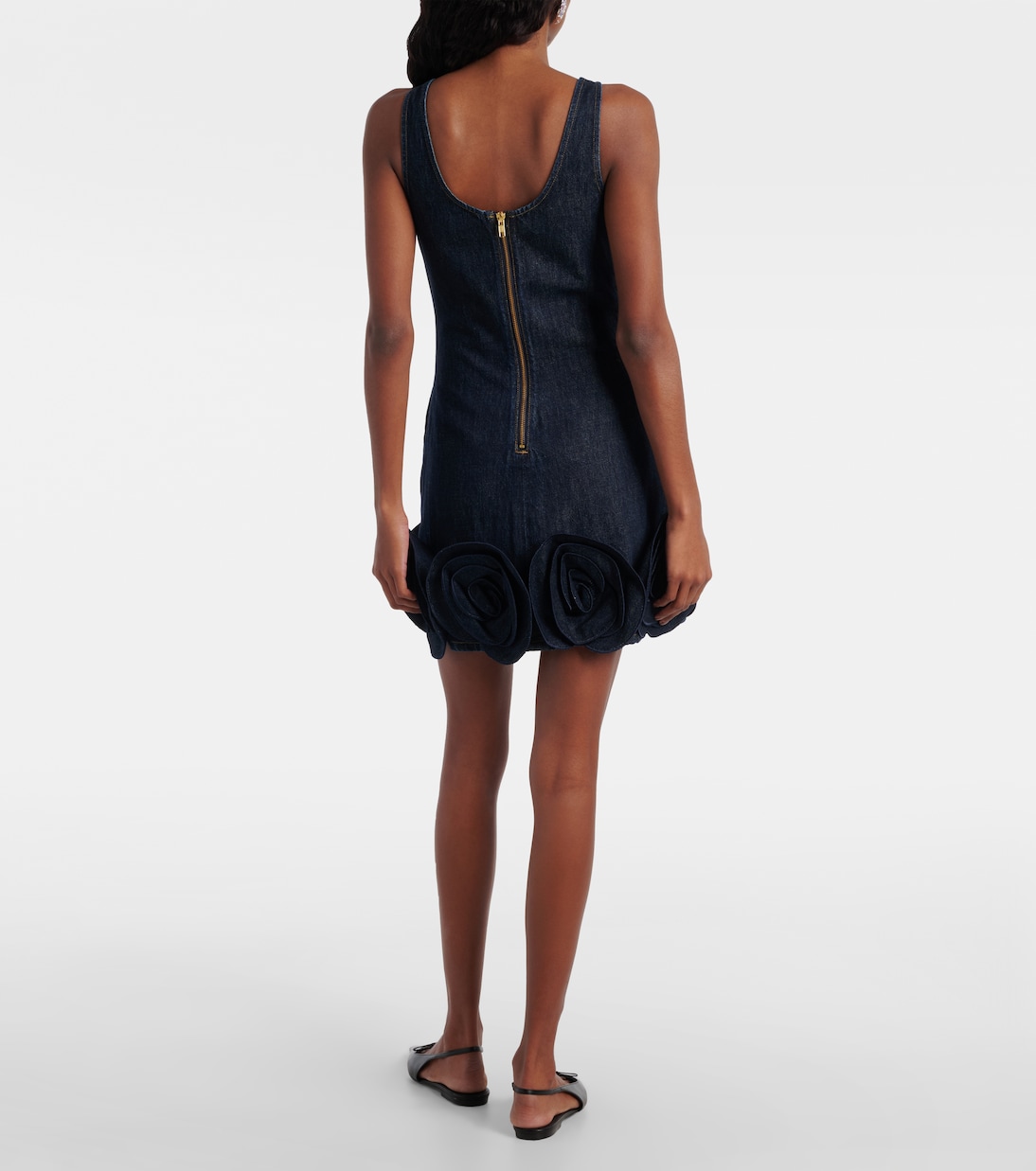 Bustier-Kleid aus Denim | Self-Portrait