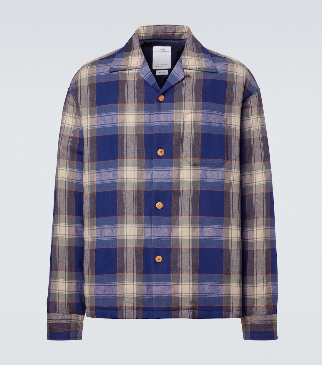 Keesey wool and linen down overshirt | Visvim