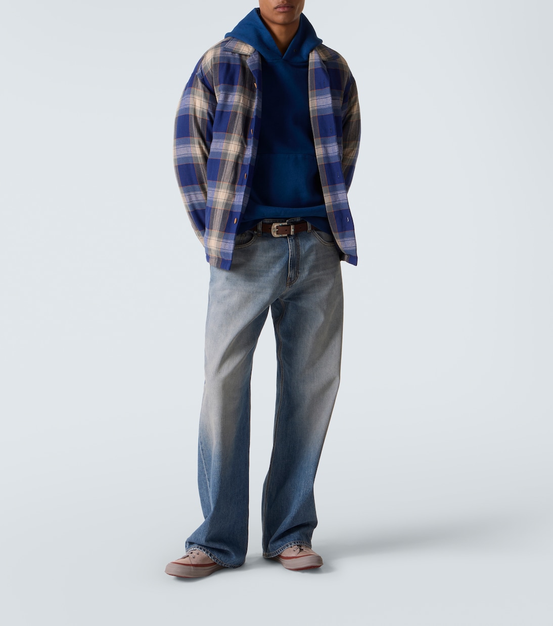 Keesey wool and linen down overshirt | Visvim