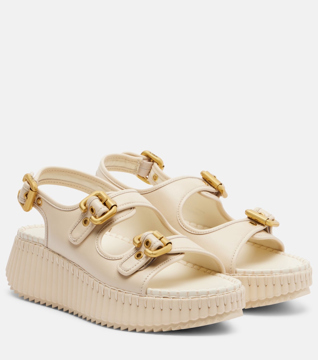 Plateausandalen Nama aus Leder | Chloé