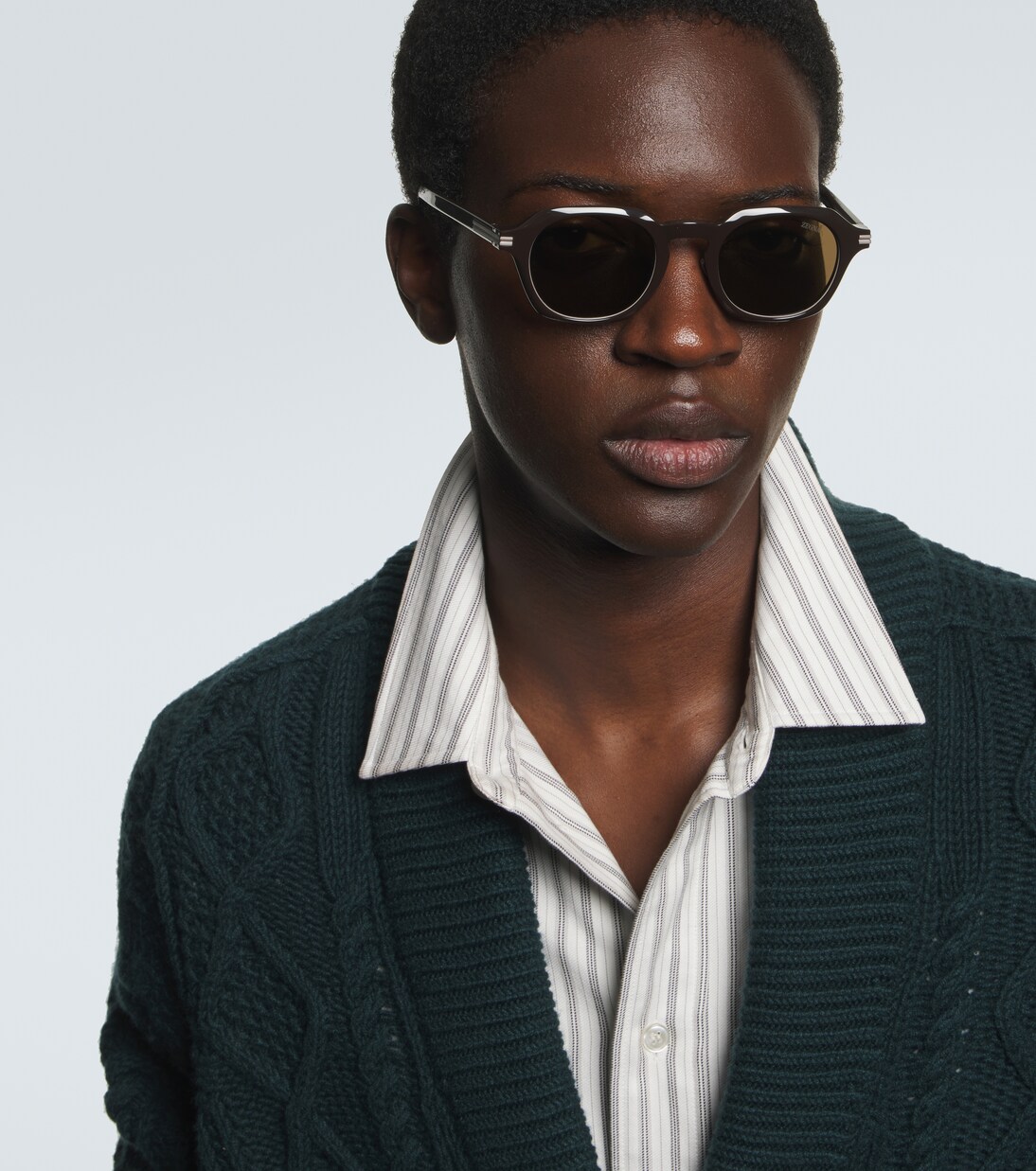 نظارات شمسية دائرية  | Zegna