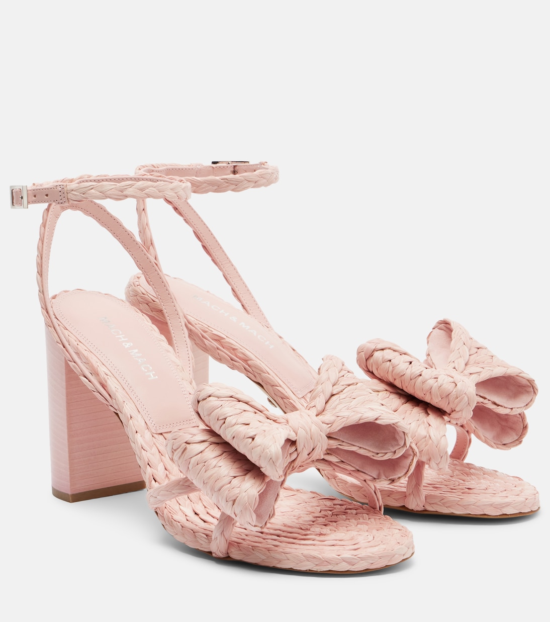 Cadeau raffia-effect sandals | Mach & Mach