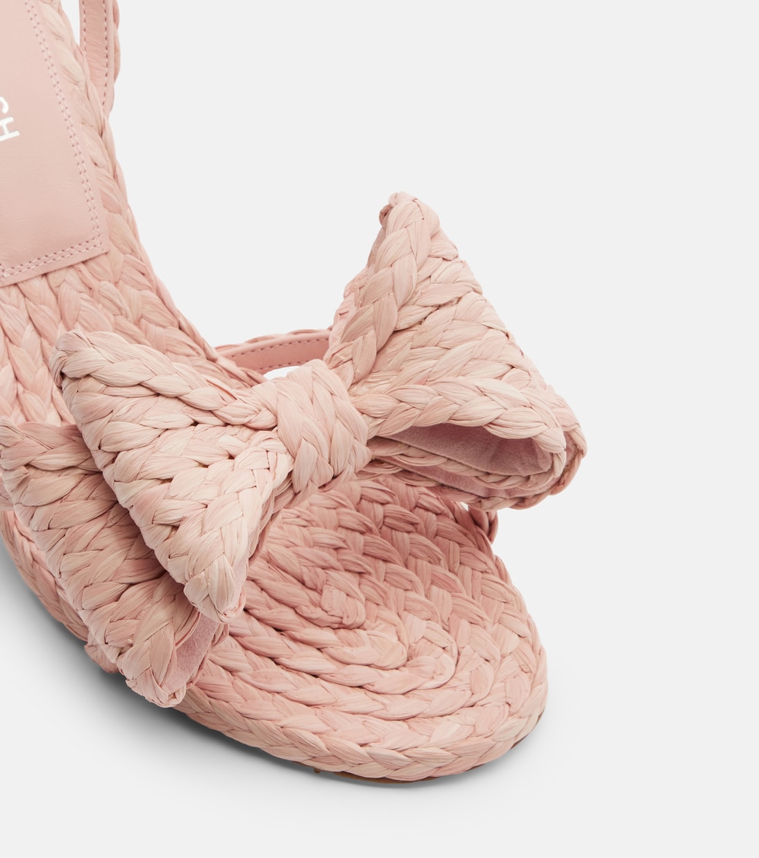 Cadeau raffia-effect sandals | Mach & Mach